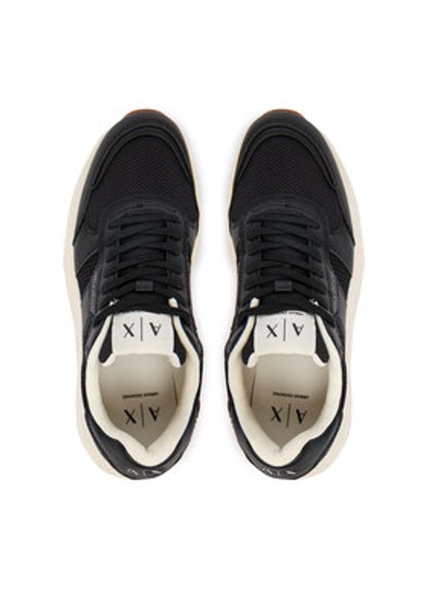 Armani Exchange Sneakersy XM002634 AF17352 MC005 Czarny. Kolor: czarny. Materiał: skóra