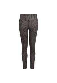 Adidas - Rajstopy adidas Jr Tight Aop Opt, Dzieci. Kolor: biały, wielokolorowy, czarny, szary. Materiał: materiał, poliester