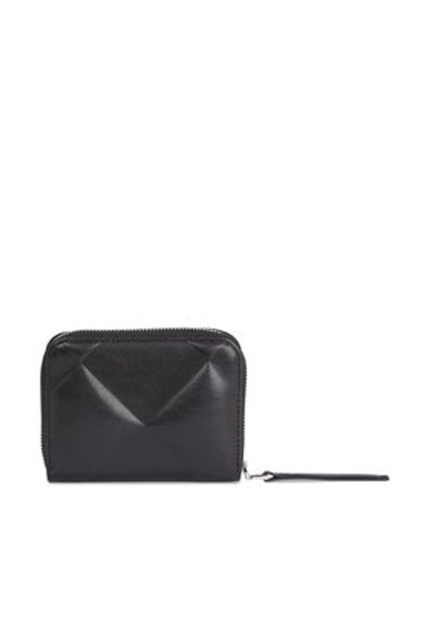 Calvin Klein Duży Portfel Damski Quilt K60K611783 Czarny. Kolor: czarny. Materiał: skóra