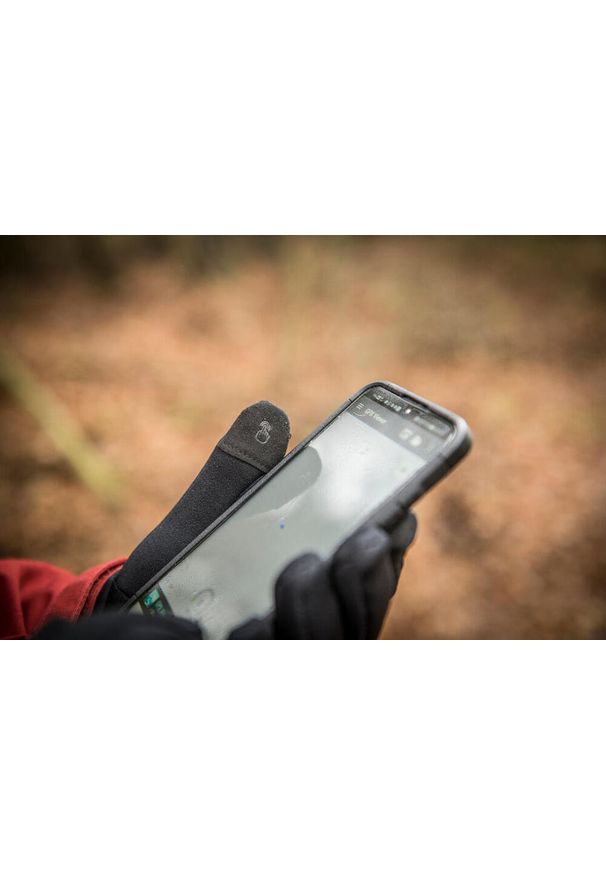 Helikon-Tex - Rękawice turystyczne jesienno zimowe Tracker Outback. Kolor: zielony. Sezon: zima, jesień
