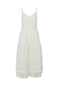 YAS Sukienka letnia Lifa 26037183 Biały Regular Fit. Kolor: biały. Materiał: syntetyk. Sezon: lato