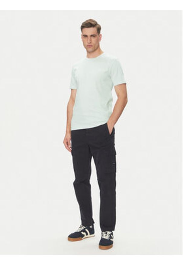 BOSS T-Shirt Tales 50508584 Niebieski Regular Fit. Kolor: niebieski. Materiał: bawełna