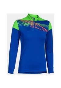 Bluza Sportowa Damska Joma Elite X - Royal/Zielona Fluorescencyjna XL. Kolor: niebieski. Materiał: poliester, elastan