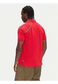Aeronautica Militare Polo 251PO1853P191 Czerwony Regular Fit. Typ kołnierza: polo. Kolor: czerwony. Materiał: bawełna #5