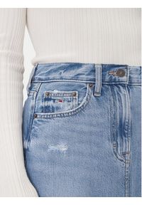 Tommy Jeans Spódnica jeansowa Claire Midi Skirt Bi8036 DW0DW21292 Niebieski Regular Fit. Kolor: niebieski. Materiał: bawełna #4