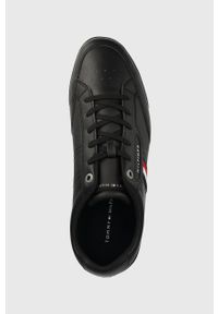 TOMMY HILFIGER - Tommy Hilfiger sneakersy kolor czarny. Nosek buta: okrągły. Zapięcie: sznurówki. Kolor: czarny. Materiał: guma #3