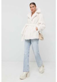 Miss Sixty kurtka damska kolor biały przejściowa oversize. Kolor: biały #2