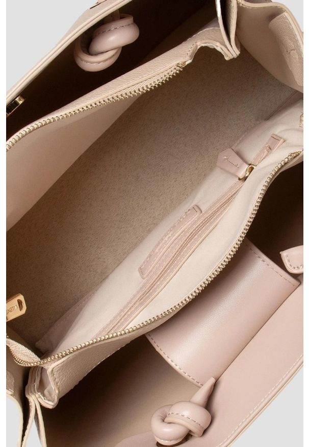 Valentino by Mario Valentino - VALENTINO Beżowa shopperka Alexia. Kolor: beżowy