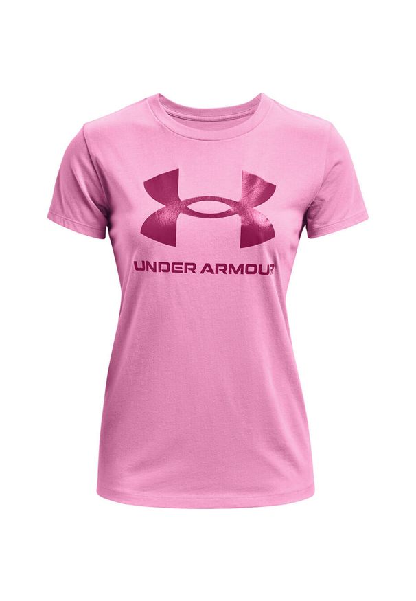 Koszulka damska Under Armour Live Sportstyle Graphic Ssc. Kolor: różowy