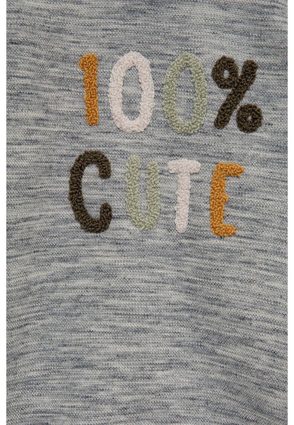 Name it bluza dziecięca z aplikacją. Okazja: na co dzień. Kolor: niebieski. Materiał: poliester, bawełna, dzianina. Wzór: aplikacja. Styl: casual