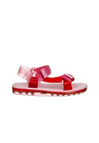 melissa - Sandały Melissa Papete Rider Ad Red Pink 010441, Czerwony, Guma - 38. Zapięcie: rzepy. Kolor: czerwony. Materiał: tworzywo sztuczne. Sezon: lato. Styl: sportowy #1