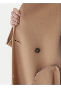 Weekend Max Mara Płaszcz wełniany Cadine 2525016022 Beżowy Regular Fit. Kolor: beżowy. Materiał: wełna #5