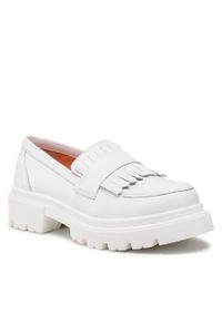 Loafersy Sergio Bardi EST-DONNA-10SB White. Kolor: biały. Materiał: skóra #1