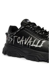 Just Cavalli Sneakersy 80QA3SH1 ZPC21 Czarny. Kolor: czarny. Materiał: skóra #4