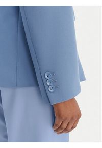 Weekend Max Mara Marynarka Uva 2615041061 Błękitny Slim Fit. Kolor: niebieski. Materiał: syntetyk #4