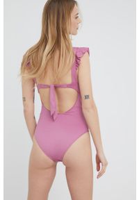 Women Secret - women'secret jednoczęściowy strój kąpielowy PERFECT FIT SUMMER kolor fioletowy miękka miseczka. Kolor: fioletowy #6