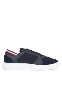 TOMMY HILFIGER - Tommy Hilfiger Sneakersy Lightweight Cup Seasonal Mix FM0FM04961 Granatowy. Kolor: niebieski