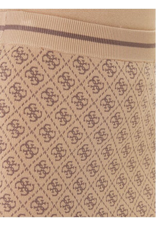 Guess Spódnica ołówkowa W4BD53 Z37K0 Beżowy Regular Fit. Kolor: beżowy. Materiał: syntetyk