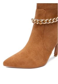 DeeZee Kozaki JDY210930 Brązowy. Kolor: brązowy. Materiał: materiał #5