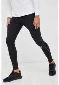 New Balance legginsy do biegania Impact Run. Kolor: czarny. Materiał: skóra, materiał. Sport: bieganie #1