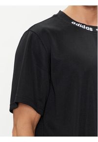 Adidas - adidas T-Shirt IJ6460 Czarny Loose Fit. Kolor: czarny. Materiał: syntetyk #4