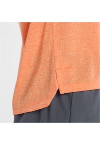 Koszulka męska New Balance MT41253AAE – pomarańczowa. Kolor: pomarańczowy. Materiał: poliester, materiał. Sport: fitness #3