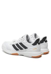 Adidas - adidas Buty halowe Ligra 8 Indoor Shoes IH8118 Biały. Kolor: biały. Materiał: materiał #5