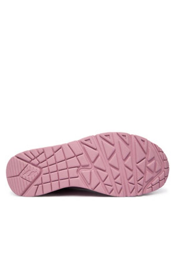 skechers - Skechers Sneakersy Uno 177861/MVE Różowy. Kolor: różowy. Materiał: skóra