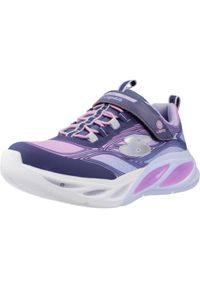 skechers - Tenisówki Skechers Model Cosmic Glow Kolor Fioletowy. Kolor: fioletowy. Materiał: syntetyk, tkanina. Model: Skechers Sport. Sport: turystyka piesza