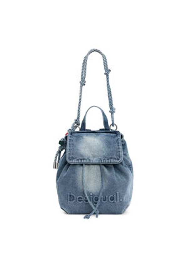 Desigual Plecak 26SAKD07 Niebieski. Kolor: niebieski. Materiał: materiał