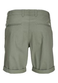 Jack & Jones - Jack&Jones Szorty materiałowe Dave 12182549 Zielony Regular Fit. Kolor: zielony. Materiał: bawełna #7