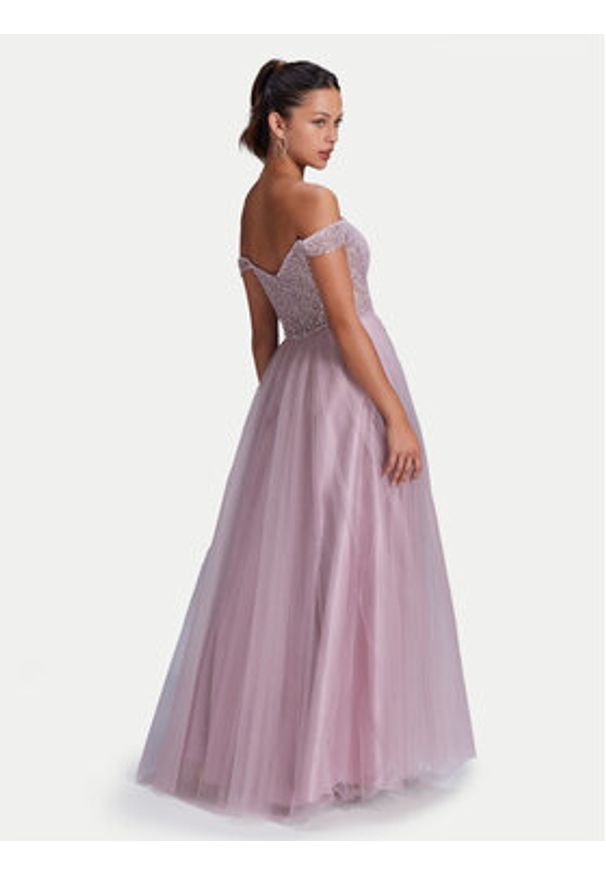 Hey Kyla - Swing Sukienka wieczorowa 5AH007HK Różowy Slim Fit. Kolor: różowy. Materiał: syntetyk. Styl: wizytowy