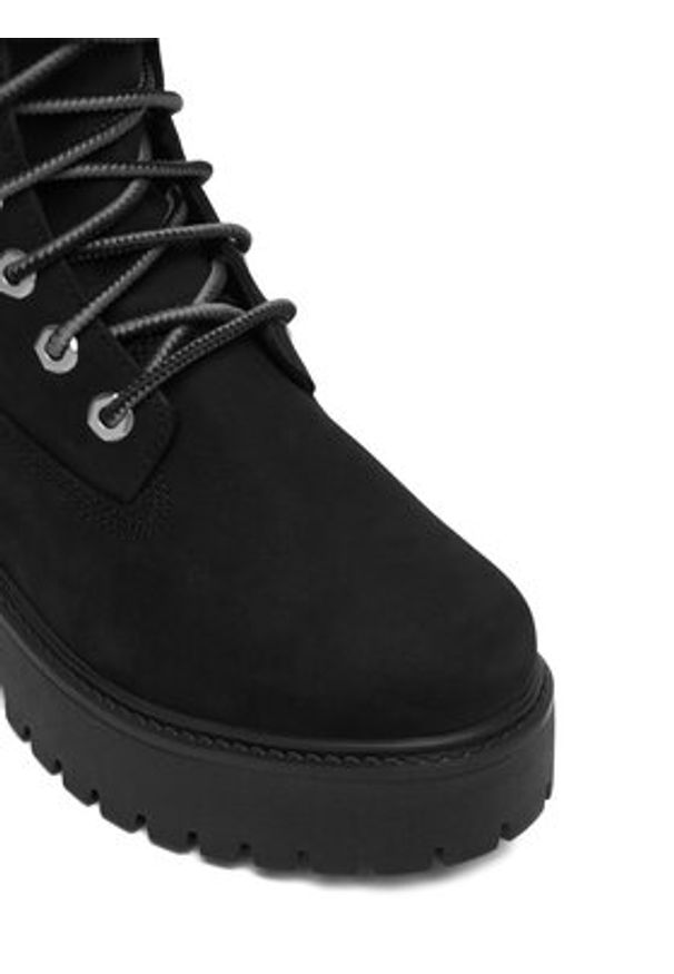 Timberland Trapery Stone Street 6In Wp TB1A5RH50151 Czarny. Kolor: czarny. Materiał: nubuk, skóra. Styl: street