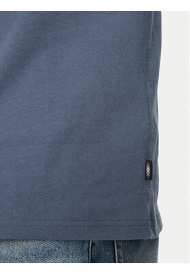 Quiksilver T-Shirt EQYZT08017 Granatowy Relaxed Fit. Kolor: niebieski. Materiał: bawełna