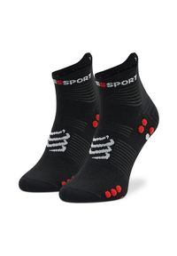Compressport Skarpety wysokie unisex Pro Racing Socks V4.0 Run Low XU00047B_906 Czarny. Kolor: czarny. Materiał: materiał