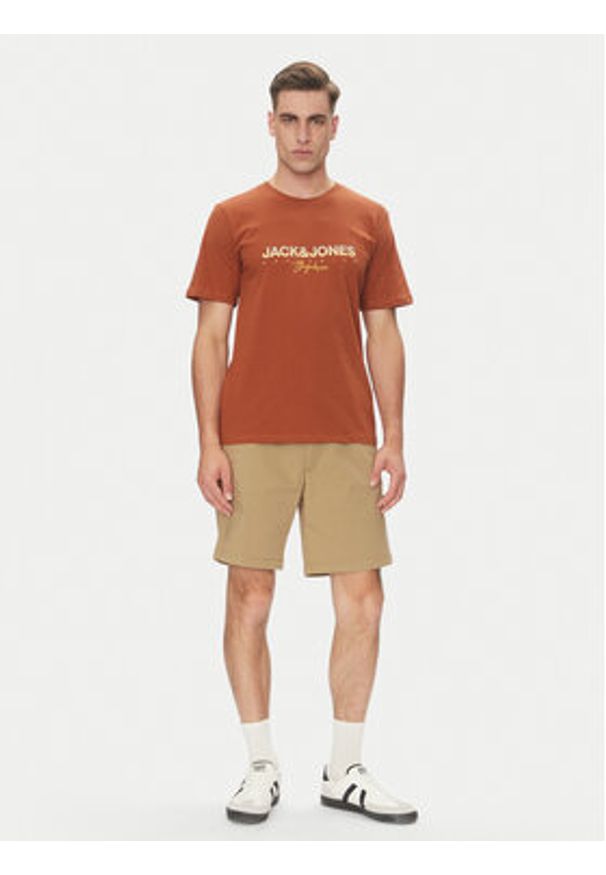 Jack & Jones T-Shirt Canggu 12281809 Czerwony Regular Fit. Kolor: czerwony. Materiał: bawełna