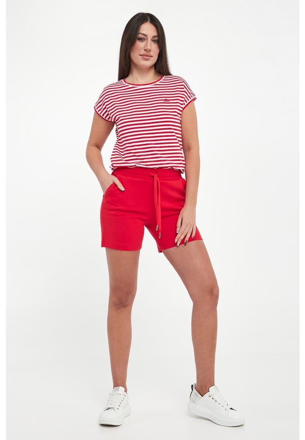 T-shirt damski w paski Tulia JOOP!. Wzór: paski