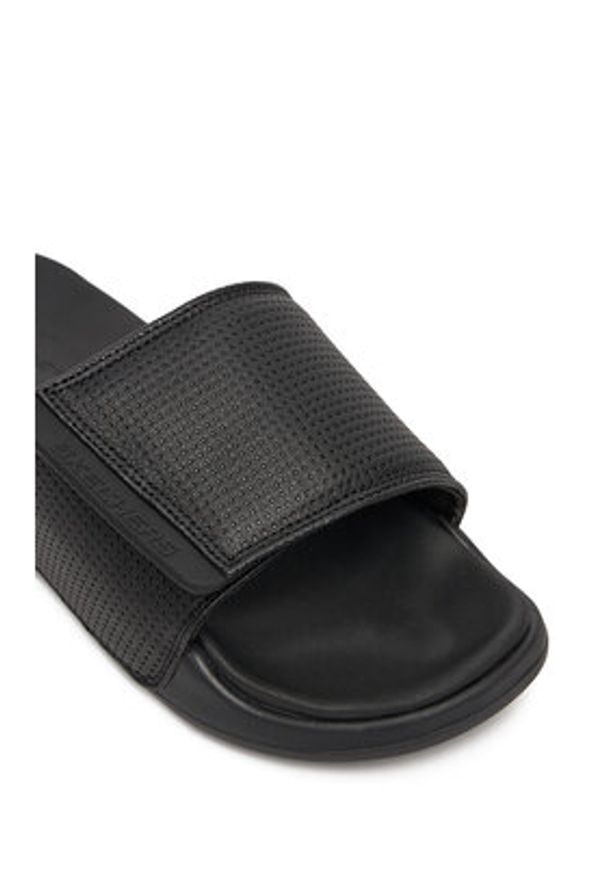 skechers - Skechers Klapki Gambix 2.0- 51729/BBK Czarny. Kolor: czarny. Materiał: syntetyk