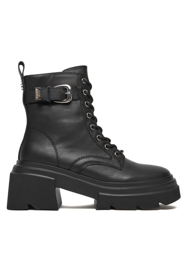 Steve Madden Trzewiki Braker SM11005039 Czarny. Kolor: czarny. Materiał: skóra