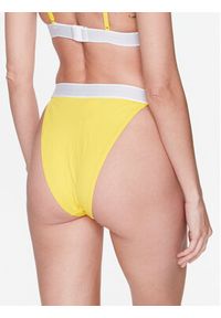 Tommy Jeans Dół od bikini UW0UW04087 Żółty. Kolor: żółty. Materiał: syntetyk