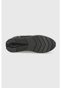 Cross Jeans buty kolor czarny. Nosek buta: okrągły. Zapięcie: sznurówki. Kolor: czarny. Materiał: guma #5