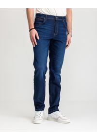 Wrangler - MESKIE SPODNIE WRANGLER TEXAS SLIM NIGHT SHADE 112350865. Sezon: zima, jesień, lato. Styl: elegancki #9