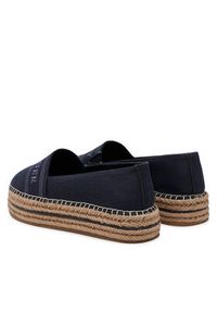 TOMMY HILFIGER - Tommy Hilfiger Espadryle Denim Platform Espadrille FW0FW08543 Granatowy. Kolor: niebieski. Materiał: materiał. Obcas: na platformie