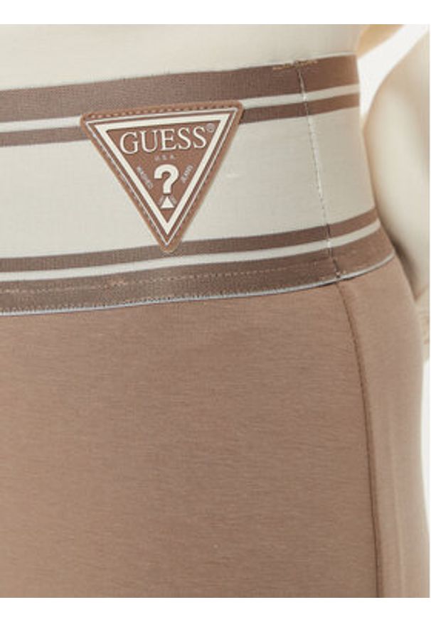 Guess Spodnie dresowe Ann V3BB09 KBCK2 Szary Regular Fit. Kolor: szary. Materiał: bawełna, syntetyk
