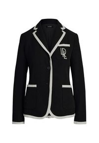 Lauren Ralph Lauren - LAUREN RALPH LAUREN Marynarka 200936101002 Czarny Straight Fit. Kolor: czarny. Materiał: syntetyk