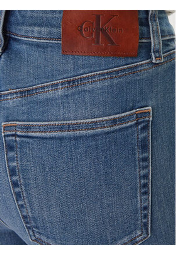 Calvin Klein Jeans Jeansy LV047F700G Niebieski Skinny Fit. Kolor: niebieski
