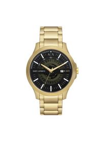 Armani Exchange Zegarek Hampton AX2443 Złoty. Kolor: złoty #1