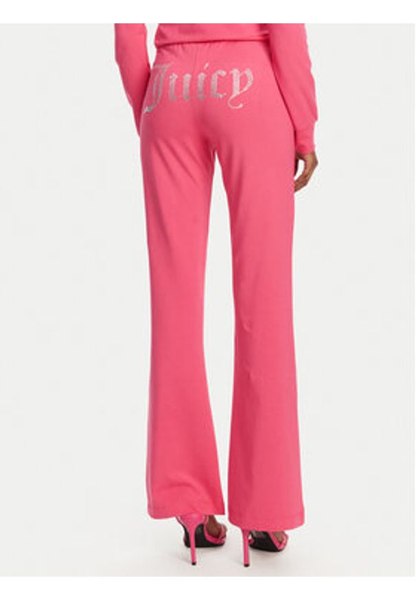 Juicy Couture Spodnie dresowe Apollo JCWBJ125311 Różowy Flared Leg. Kolor: różowy. Materiał: bawełna