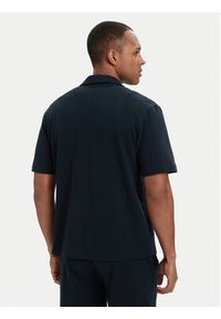 Karl Lagerfeld - KARL LAGERFELD Koszula B2M46063 Granatowy Slim Fit. Typ kołnierza: dekolt w karo. Kolor: niebieski. Materiał: bawełna #3
