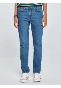 Big-Star - Jeansy chłopięce skinny niebieskie Eric 125. Stan: podwyższony. Kolor: niebieski. Materiał: jeans